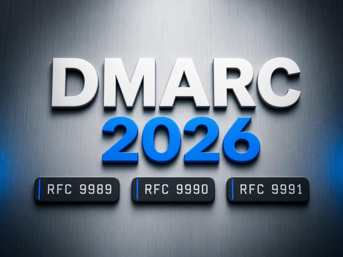 DMARC 2026 — RFC 9989, RFC 9990, RFC 9991